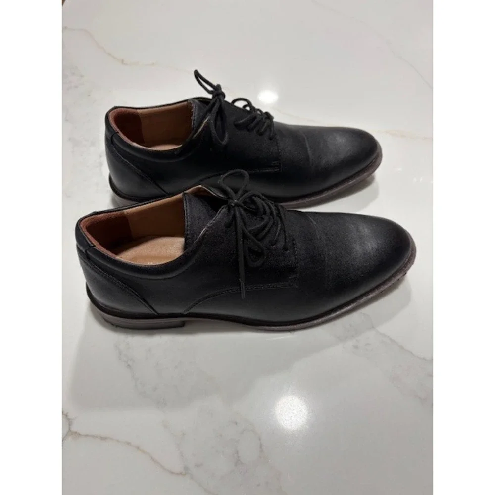 Goodfellow Co Mens Black Oxford Dress Shoes Lace Up Size 10
